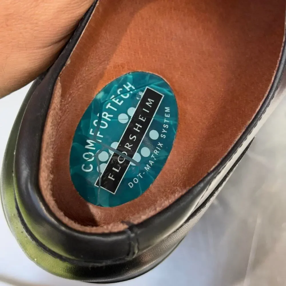 Florsheim Black Leather Oxford Dress Shoes - Size 11 M